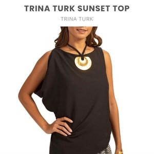 Trina Turk asymmetrical blouse